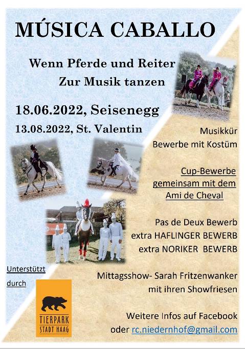Mehr zu: Musikkür-Reitertreffen  Musica Caballo" 