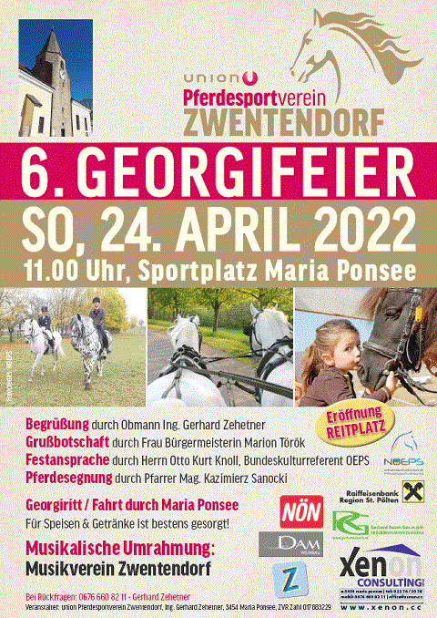 Mehr zu: 6. Georgifeier<br>
RV Zwentendorf