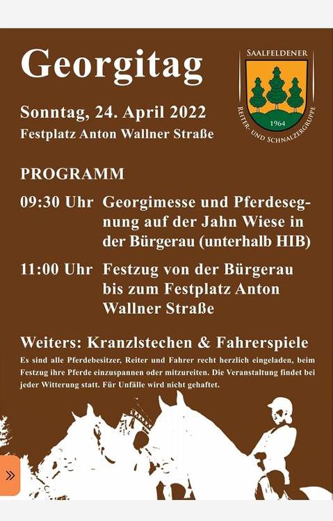 Mehr zu: Georgitag Saalfelden 