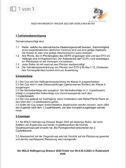Mehr zu: Haflingercup Burgenland 2023 