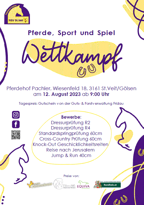 Mehr zu: Pferde, Sport und Spiel - Wettkampf