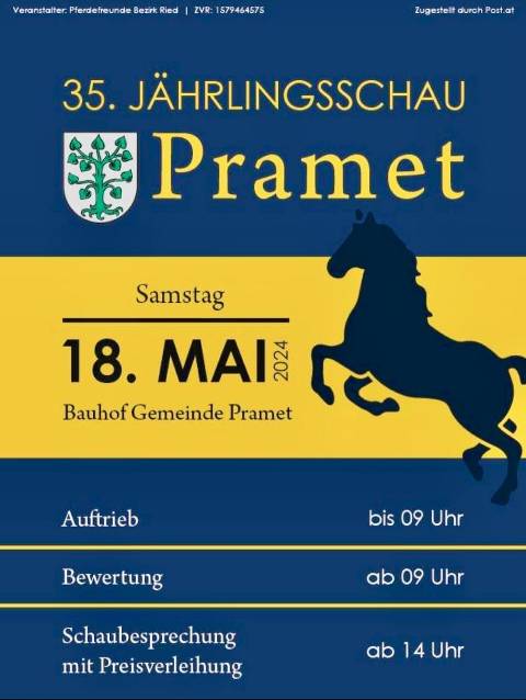 Mehr zu: 35. Jährlingsschau Pramet