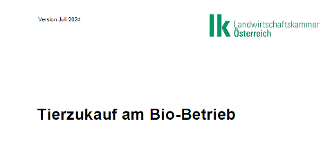 Mehr zu: Zukauf von konventionellen Zuchttieren auf Bio-Betrieben