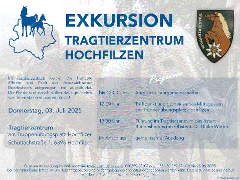 Mehr zu: Exkursion ins Tragtierzentrum Hochfilzen 