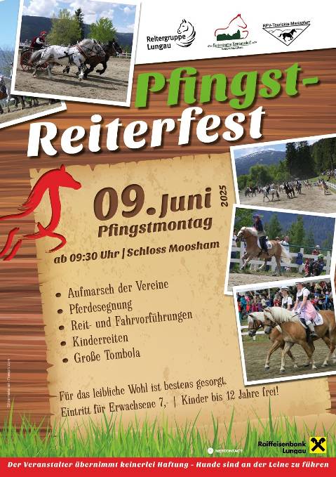 Mehr zu: Pfingstreiterfest der Reitergruppe Lungau