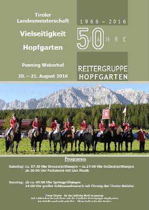 Mehr zu: Tiroler Landesmeisterschaft Vielseitigkeit Hopfgarten